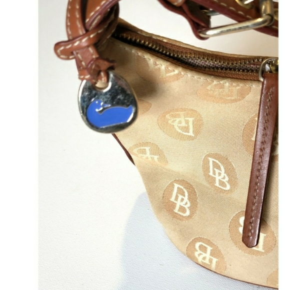 Vintage Mini Dooney and Bourke Purse Tan/Brown 8x10 - Picture 2 of 10